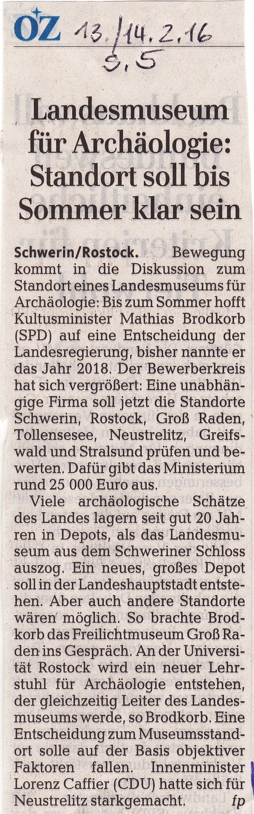 Artikel Ostseezeitung